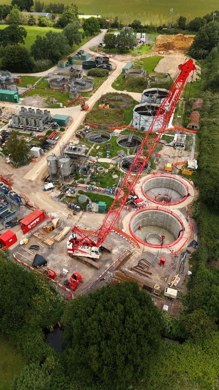 Tangmere caissons completed construction